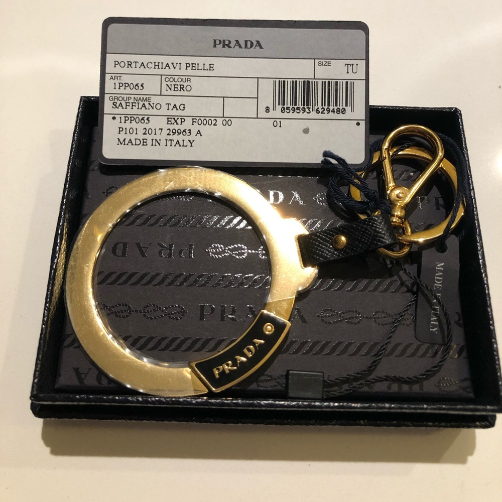 Prada key ring